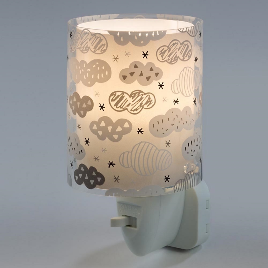 Dalber D-41415E - LED stekkerlampje CLOUDS 1xE14/0,5W/230V