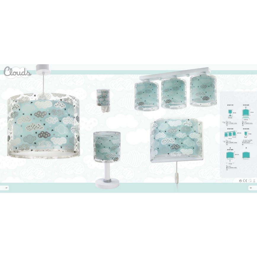 Dalber D-41415H - LED nachtlampje CLOUDS 1xE14/0,5W/230V