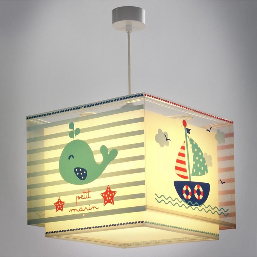 Dalber D-43422 - Hanglamp kinderkamer PETIT MARIN 1xE27/60W/230V