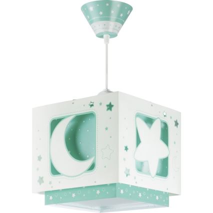 Dalber D-63232H - Hanglamp kinderkamer MOONLIGHT 1xE27/60W/230V