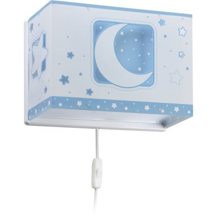 Dalber D-63238T - Wandlamp kinderkamer MOONLIGHT 1xE27/60W/230V