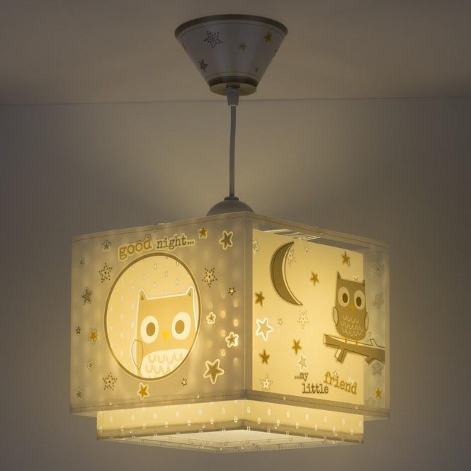 Dalber D-63392 - Hanglamp kinderkamer GOOD NIGHT 1xE27/60W/230V