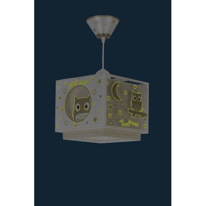 Dalber D-63392 - Hanglamp kinderkamer GOOD NIGHT 1xE27/60W/230V