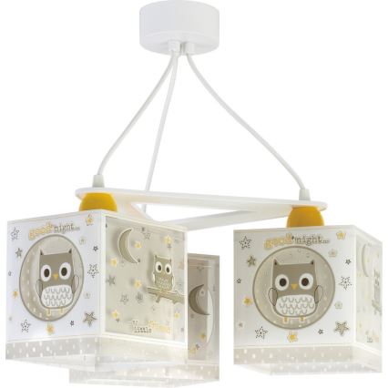 Dalber D-63394 - Hanglamp kinderkamer GOOD NIGHT 3xE27/60W/230V