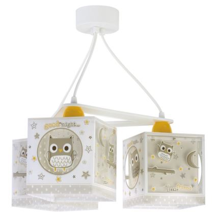 Dalber D-63394 - Hanglamp kinderkamer GOOD NIGHT 3xE27/60W/230V