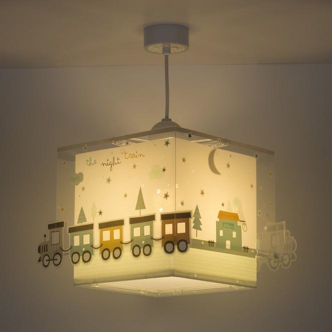 Dalber D-63532 - Hanglamp kinderkamer TRAIN 1xE27/60W/230V