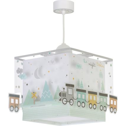 Dalber D-63532 - Hanglamp kinderkamer TRAIN 1xE27/60W/230V