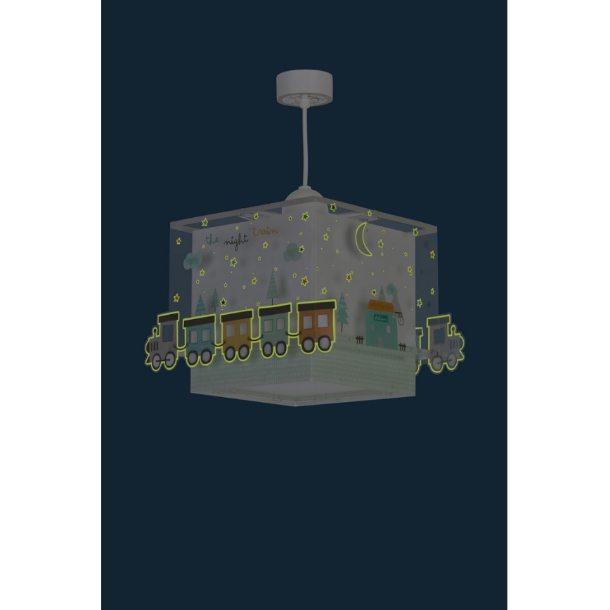 Dalber D-63532 - Hanglamp kinderkamer TRAIN 1xE27/60W/230V