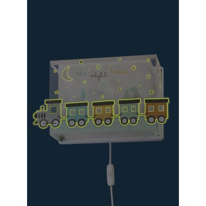 Dalber D-63538 - Wandlamp kinderkamer TRAIN 1xE27/60W/230V