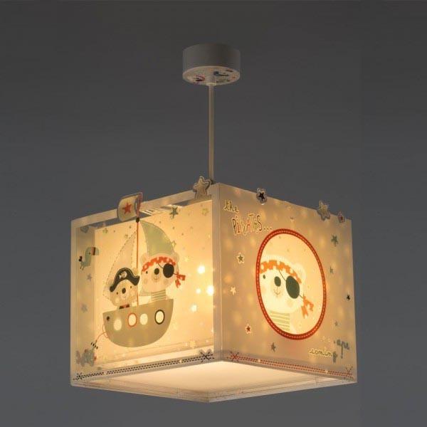 Dalber D-74552 - Hanglamp kinderkamer PIRATES 1xE27/60W/230V