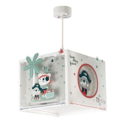 Dalber D-74552 - Hanglamp kinderkamer PIRATES 1xE27/60W/230V