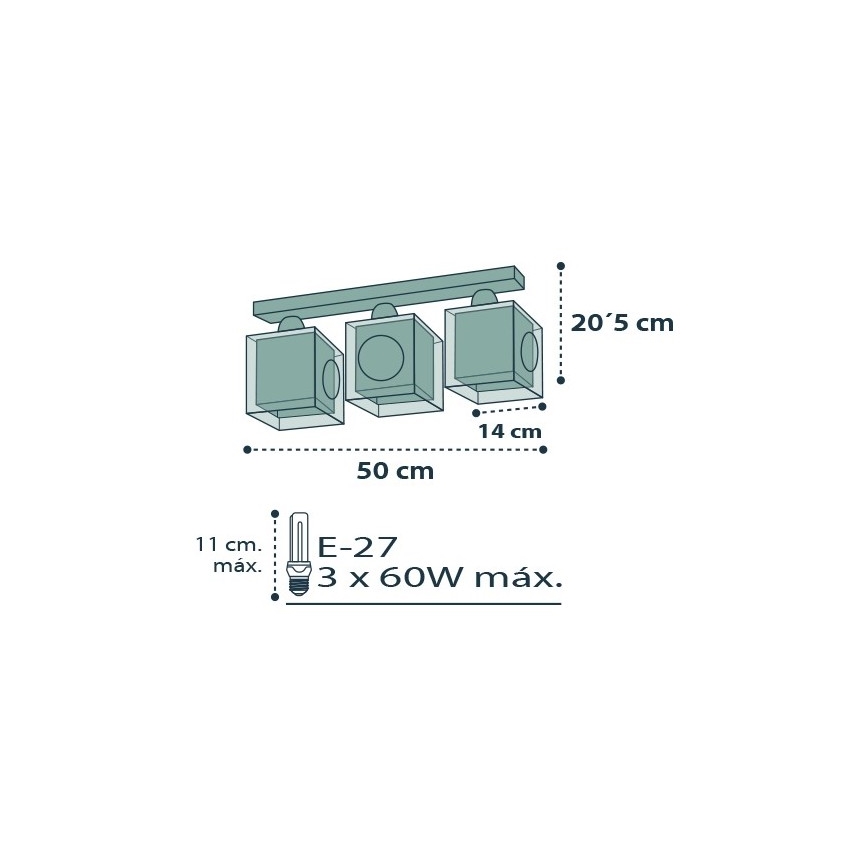 Dalber D-74553 - Plafonnière kinderkamer PIRATES 3xE27/60W/230V