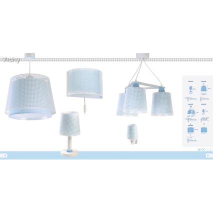 Dalber D-80221T - Kinderkamer lamp VICHY 1xE14/40W/230V