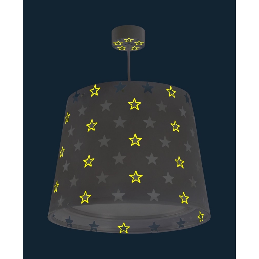 Dalber D-81212E - Hanglamp kinderkamer STARS 1xE27/60W/230V