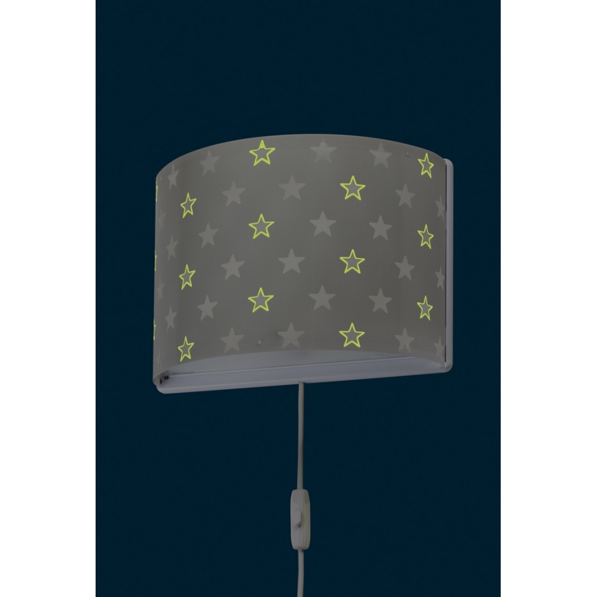 Dalber D-81218E - Wandlamp kinderkamer STARS 1xE27/60W/230V