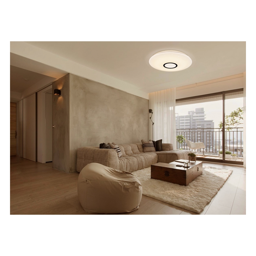 Dalen DL-C319TX - LED Plafondlamp dimbaar met afstandsbediening STAR SKY LED/38W/230V IP40
