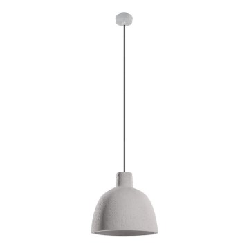 DAMASO Hanglamp met kabel 1xE27/60W/230V beton