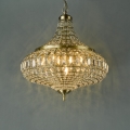 Där Lighting ASM0675 - Kroonluchter met ketting ASMARA 6xE14/40W/230V messing