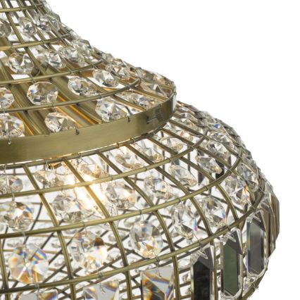 Där Lighting ASM0675 - Kroonluchter met ketting ASMARA 6xE14/40W/230V messing