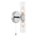 Där Lighting BOL0950 - Badkamerwandlamp BOLTON 2xG9/5W/230V IP44 glanzend chroom