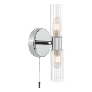 Där Lighting BOL0950 - Badkamerwandlamp BOLTON 2xG9/5W/230V IP44 glanzend chroom