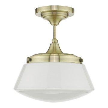 Där Lighting CAD0175 - Badkamer opbouwlamp CADEN 1xE27/60W/230V IP44 messing