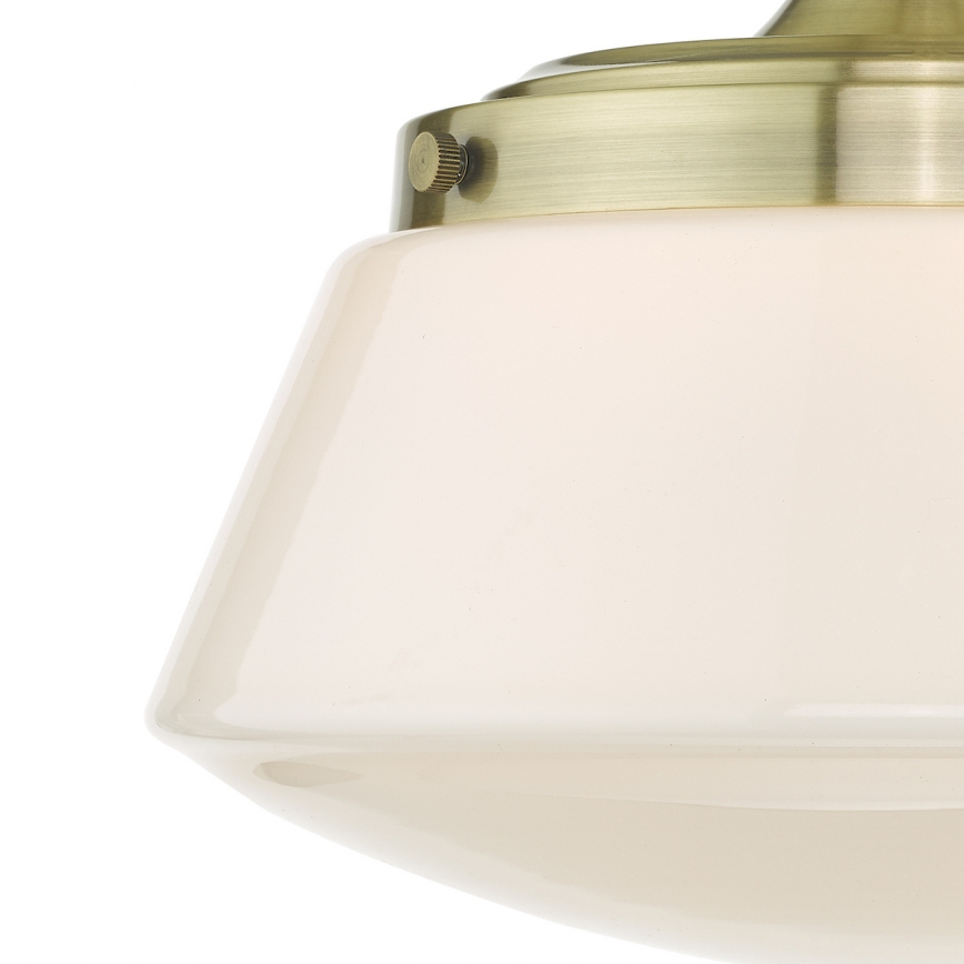Där Lighting CAD0175 - Badkamer opbouwlamp CADEN 1xE27/60W/230V IP44 messing