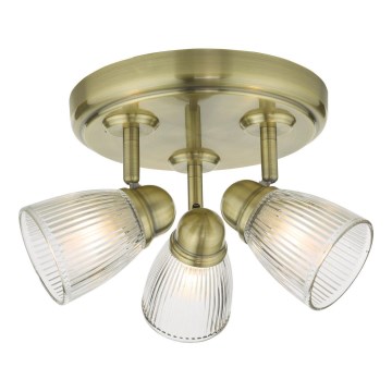 Där Lighting CED7675 - Badkamerspot CEDRIC 3xG9/25W/230V IP44 messing