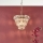 Där Lighting CER0135 - Kroonluchter met ketting CERYS 1xE27/60W/230V goudkleurig