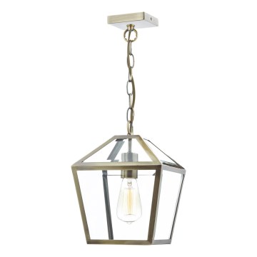 Där Lighting CHU0175 - Kroonluchter aan ketting CHURCHILL 1xE27/60W/230V messing