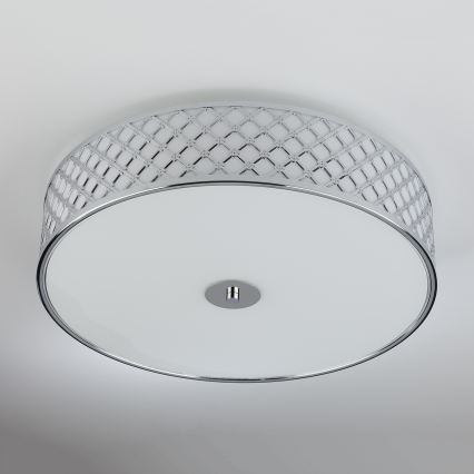 Där Lighting CIV5050 - Plafondlamp CIVIC 5xE14/60W/230V diam. 50 cm glanzend chroom