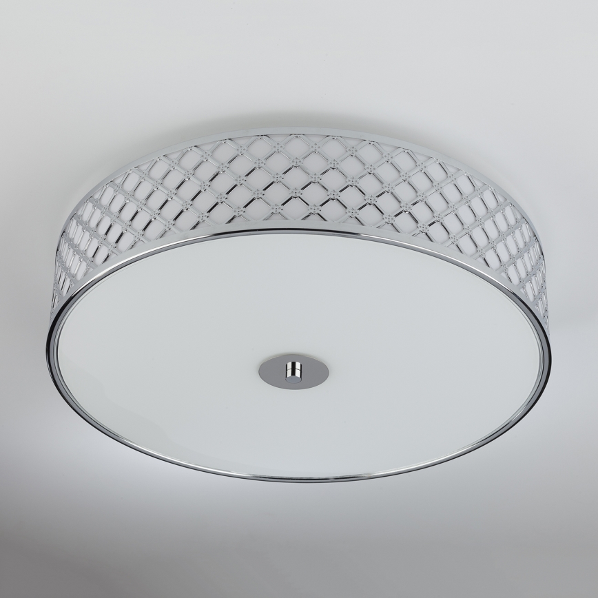 Där Lighting CIV5050 - Plafondlamp CIVIC 5xE14/60W/230V diam. 50 cm glanzend chroom