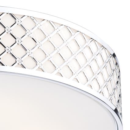 Där Lighting CIV5050 - Plafondlamp CIVIC 5xE14/60W/230V diam. 50 cm glanzend chroom