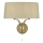 Där Lighting CRI0929 - Wandlamp CRISTIN 2xE14/40W/230V messing/taupe
