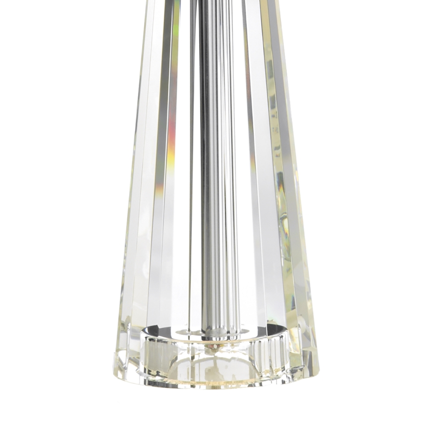Där Lighting CYP4208 - Tafellamp CYPRUS 1xE27/60W/230V crème/helder