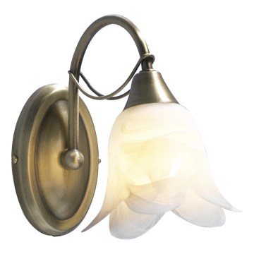Där Lighting DOU0775 - Wandlamp DOUBLET 1xE14/40W/230V messing