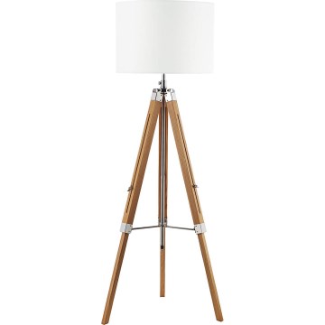 Där Lighting EAS4943 - Vloerlamp EASEL 1xE27/60W/230V bruin