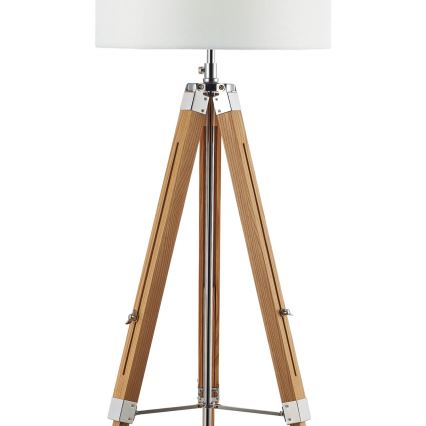 Där Lighting EAS4943 - Vloerlamp EASEL 1xE27/60W/230V bruin