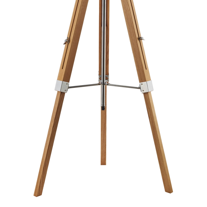 Där Lighting EAS4943 - Vloerlamp EASEL 1xE27/60W/230V bruin
