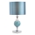 Där Lighting ELS4223 - Tafellamp ELSA 1xE27/40W/230V blauw/hoogglans chroom