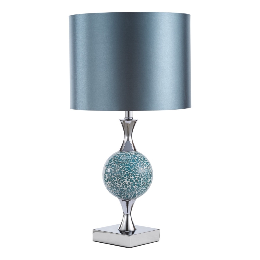 Där Lighting ELS4223 - Tafellamp ELSA 1xE27/40W/230V blauw/hoogglans chroom