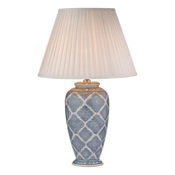 Där Lighting ELY4223 - Tafellamp ELY 1xE27/60W/230V blauw