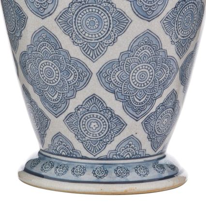 Där Lighting ELY4223 - Tafellamp ELY 1xE27/60W/230V blauw