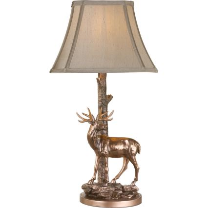 Där Lighting GUL5545-X - Tafellamp GULLIVER 1xE27/60W/230V beige/brons