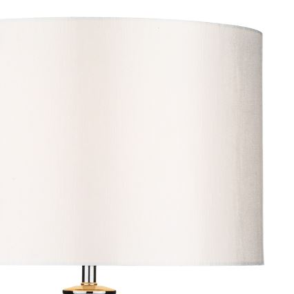 Där Lighting HIN4208 - Tafellamp HINTON 1xE27/60W/230V wit/glanzend chroom
