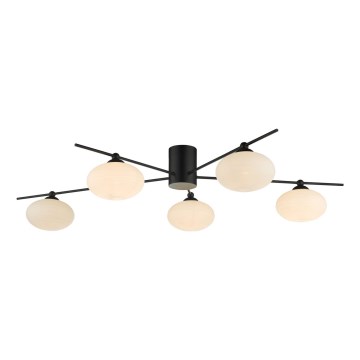 Där Lighting JAS5422 - Opbouwlamp JASPER 5xG9/25W/230V zwart