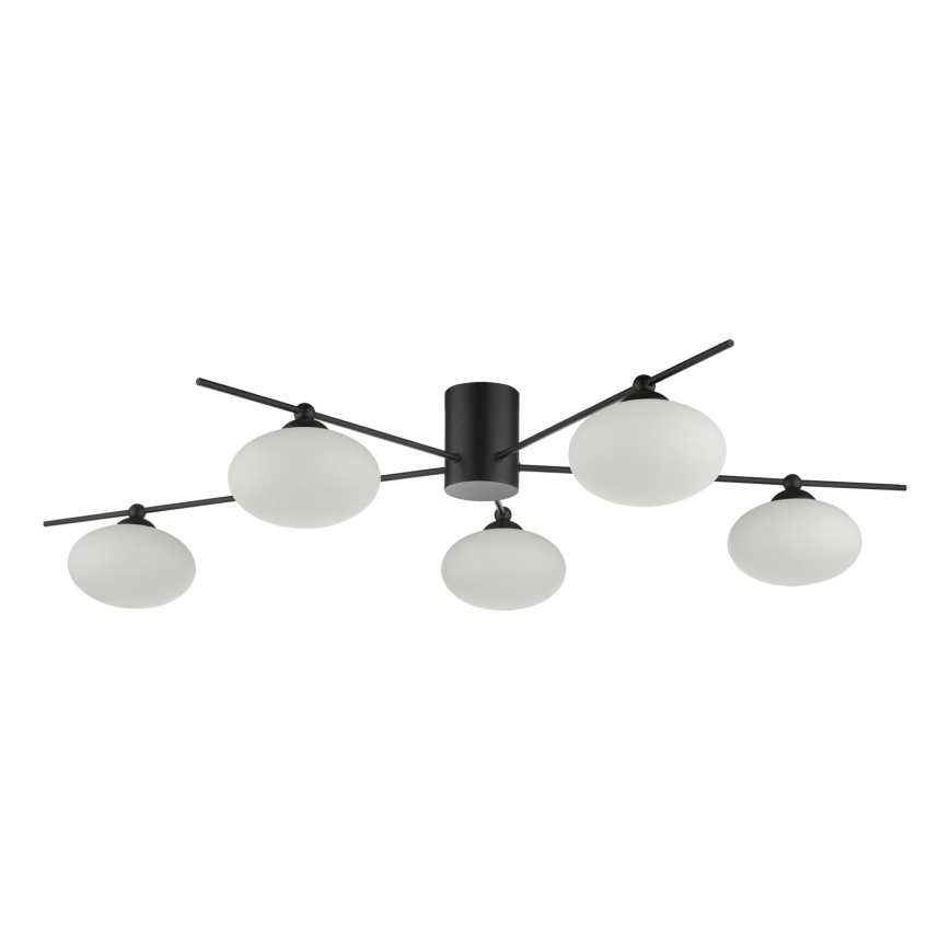 Där Lighting JAS5422 - Opbouwlamp JASPER 5xG9/25W/230V zwart