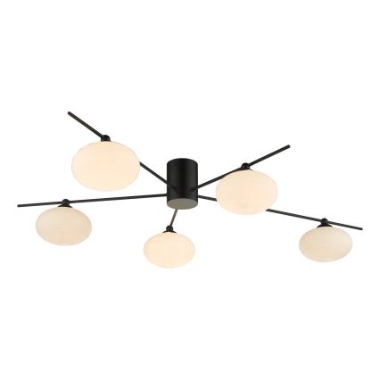 Där Lighting JAS5422 - Opbouwlamp JASPER 5xG9/25W/230V zwart