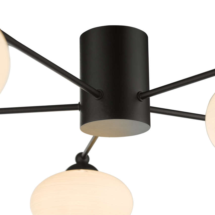 Där Lighting JAS5422 - Opbouwlamp JASPER 5xG9/25W/230V zwart