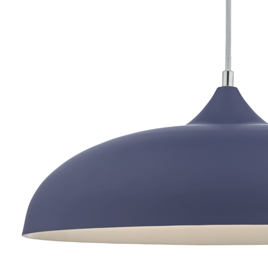 Där Lighting KAE0123 - Hanglamp KAELAN aan kabel, 1xE27/60W/230V, blauw